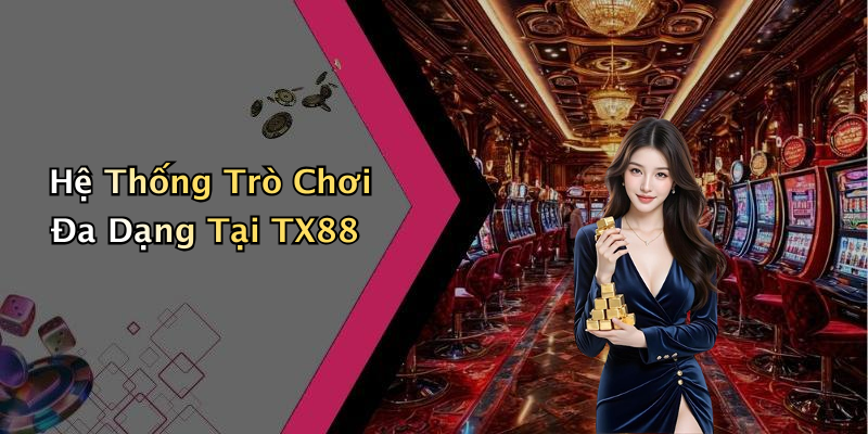 Hệ Thống Trò Chơi Đa Dạng Tại TX88